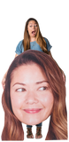 Big Face Custom Photo Prop Large / FAST , CrowdSigns - 4