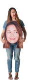 Big Face Custom Photo Prop  , CrowdSigns - 1