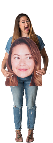 Big Face Custom Photo Prop  , CrowdSigns - 1