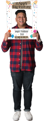 Birthday Custom Photo Prop  , CrowdSigns - 1