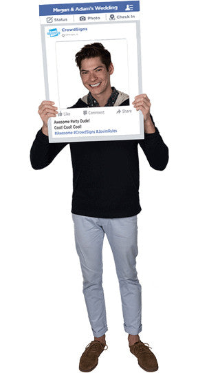 Facebook Custom Photo Prop  , CrowdSigns - 1