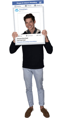 Etsy Facebook Custom Photo Prop  , CrowdSigns