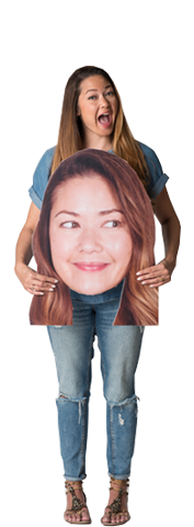 Big Face Custom Photo Prop  , CrowdSigns - 1