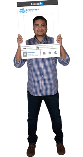 Linkedin Custom Photo Prop  , CrowdSigns - 1