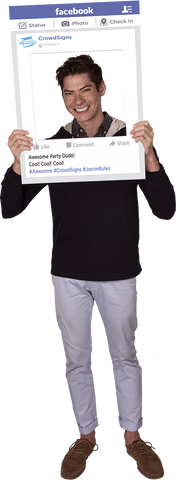 Facebook Custom Photo Prop  , CrowdSigns - 1