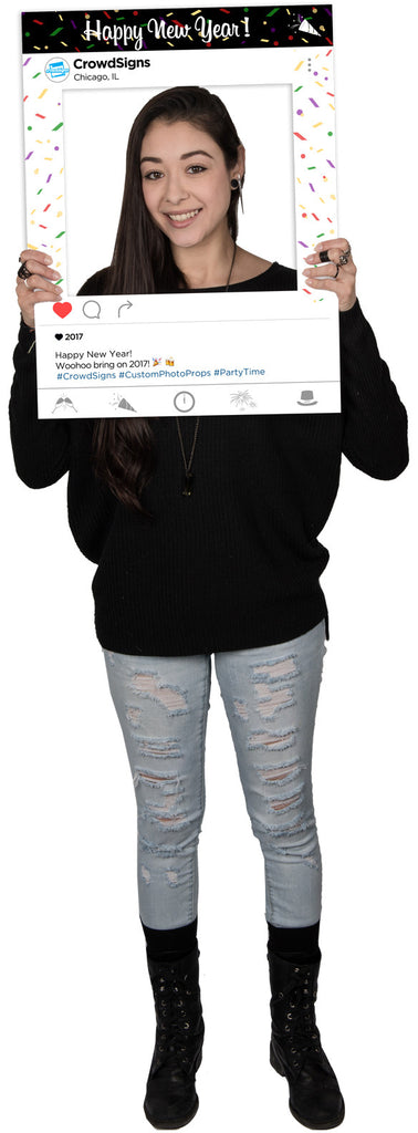 Etsy Instagram (New Years) Custom Photo Prop  , CrowdSigns