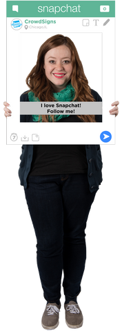 SnapChat Custom Photo Prop  , CrowdSigns - 1