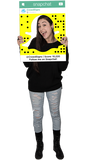 SnapChat (Ghost) Custom Photo Prop Small / FAST , CrowdSigns - 2