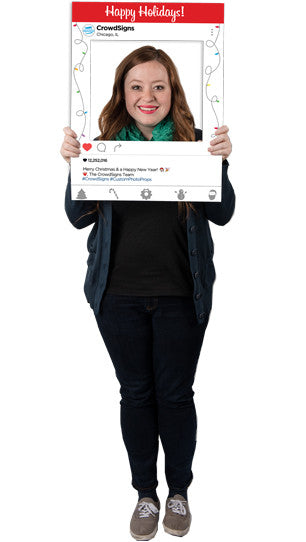 Instagram (Holiday) Custom Photo Prop  , CrowdSigns - 1