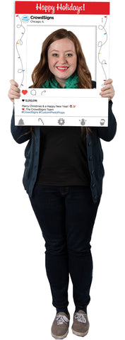 Instagram (Holiday) Custom Photo Prop  , CrowdSigns - 1