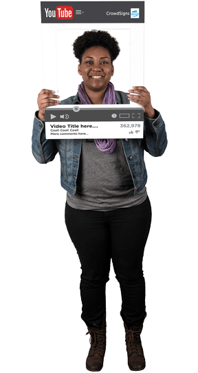 YouTube Custom Photo Prop  , CrowdSigns - 1